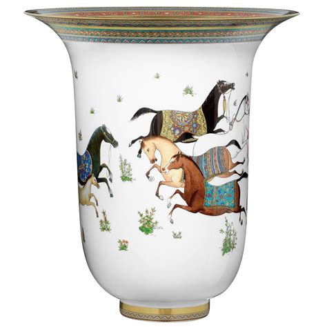 hermes cheval d'orient vase|Hermes cheval d'orient dishes.